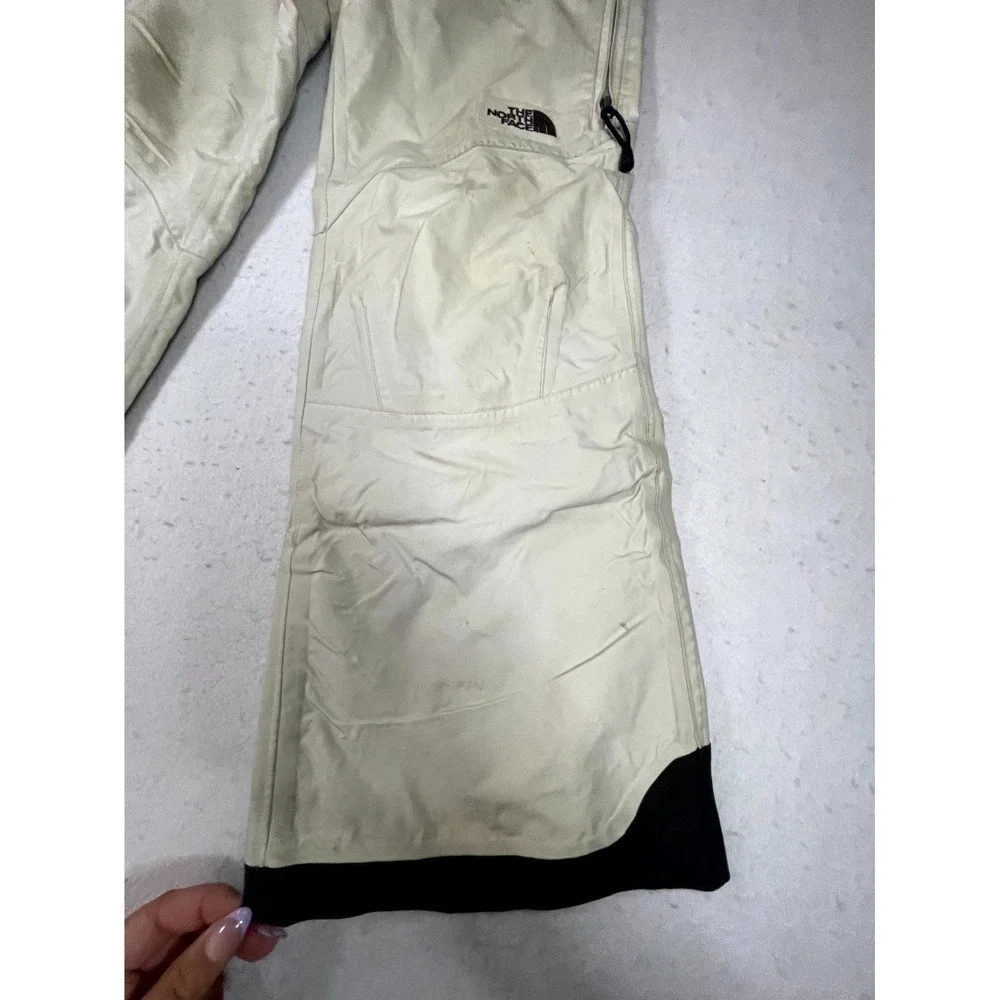 The North Face Hyvent Snowboarding Pants Mens Small‎ Beige Nylon Wide Leg Hiking